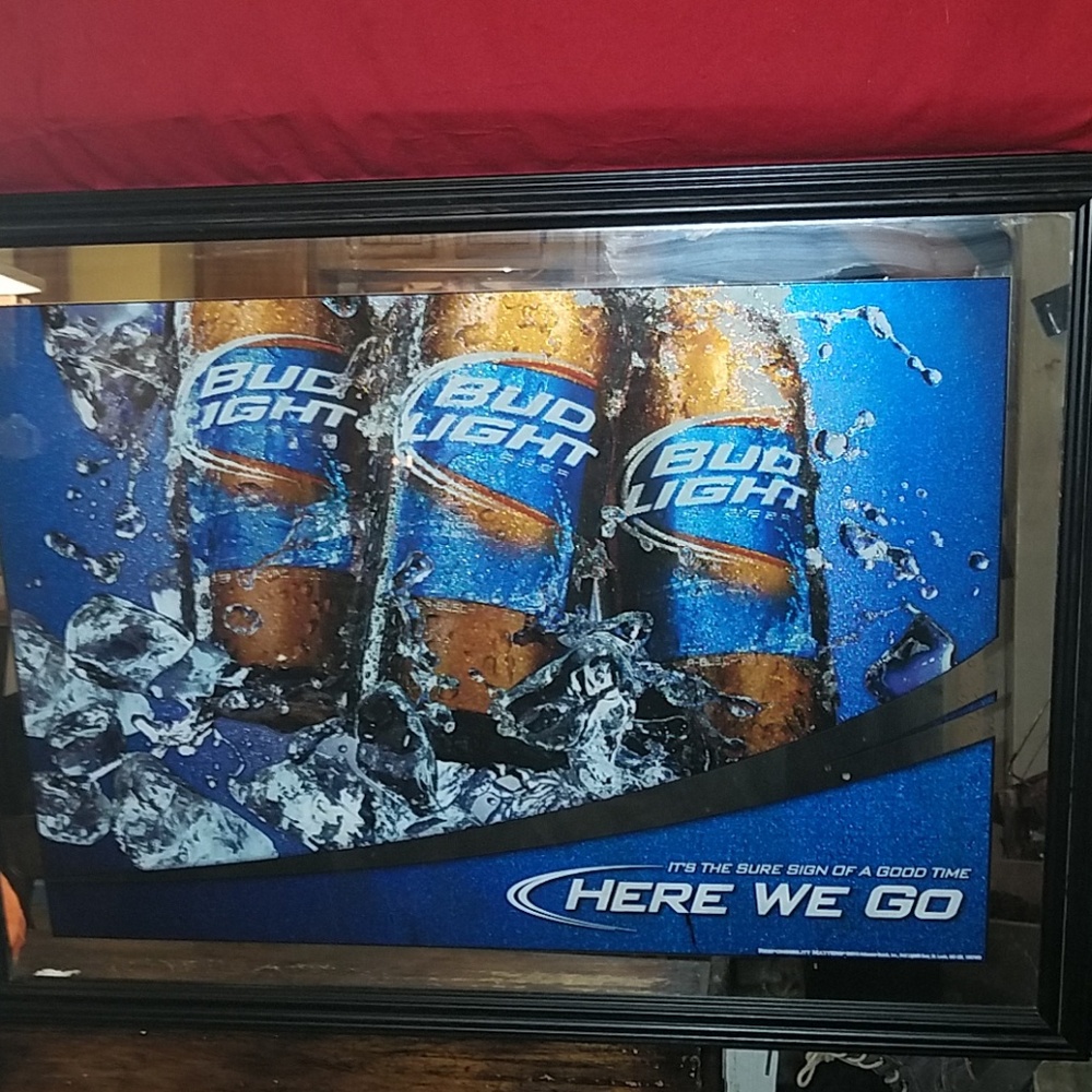 Bud light mirror